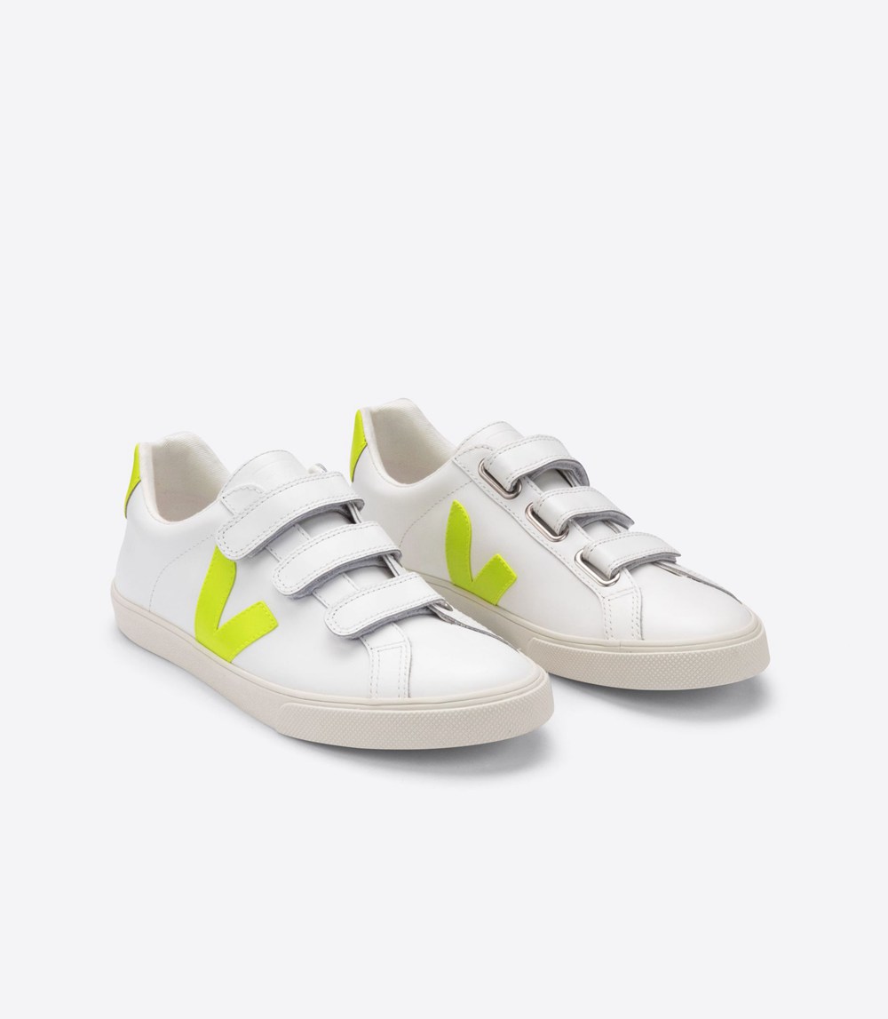 Veja Sneakers Herr - 3-Lock Läder - Vita - 327041-GFV